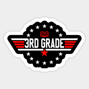 3rd Grade Back To School Teacher Student Kids Sticker